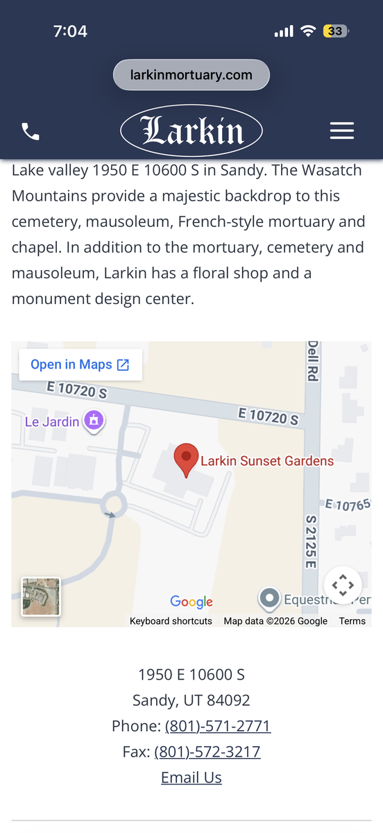 Burial plots