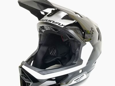 Fly Racing Youth-Large Rayce Repeat Bicycle Helmet Black/White (73-3620YL-L-R3-S4)