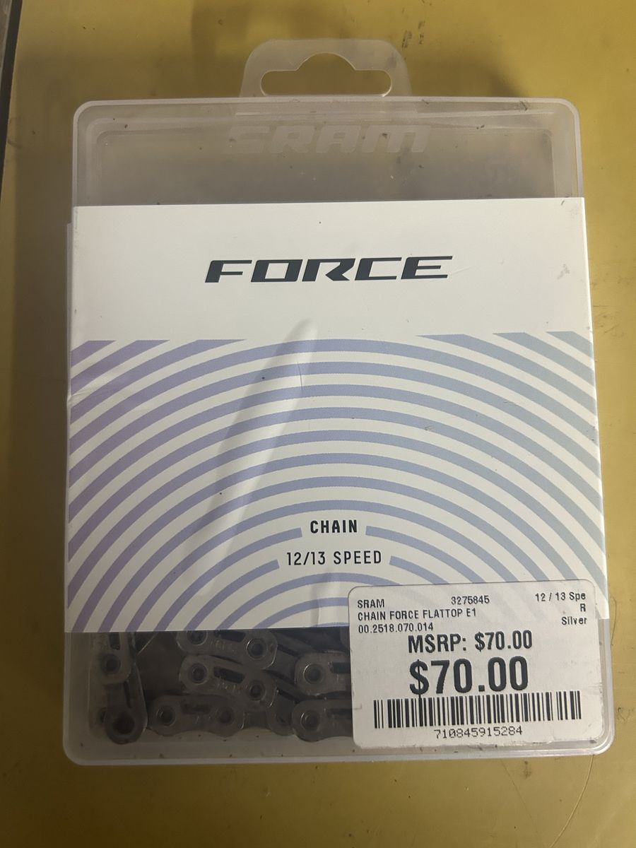 New SRAM Force 12 speed chain.