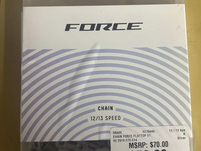 New SRAM Force 12 speed chain.