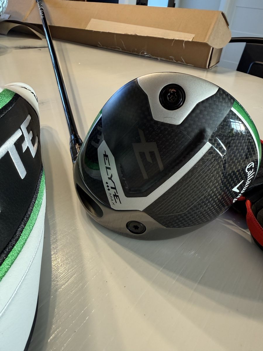 Callaway Elyte Triple Diamond MAX Driver 10.5* RH with Headcover & Weigh kit