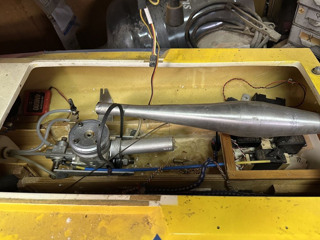 RC Boat CMB .90 Nitro Engine Tuned Pipe