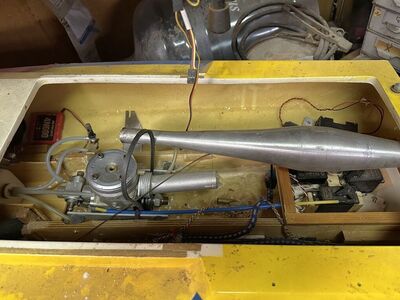 RC Boat CMB .90 Nitro Engine Tuned Pipe