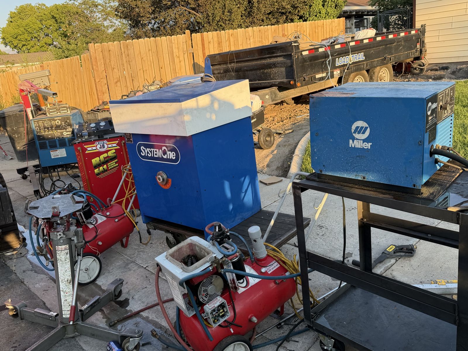 Complete Automotive Shop Equipment Package - Miller Welders, Jacks & Service Machines