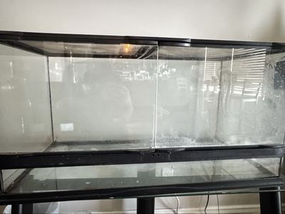 Large Glass Reptile Tank Terrarium (35.5"x18"x17") with Accessories