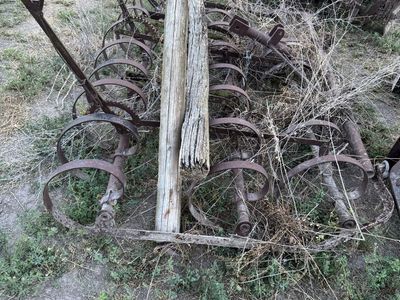 Old Spring tooth harrow