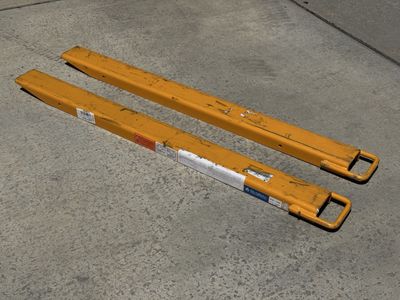 Global Industrial Heavy Duty Forklift Fork Tine Extensions 60"L - Pair