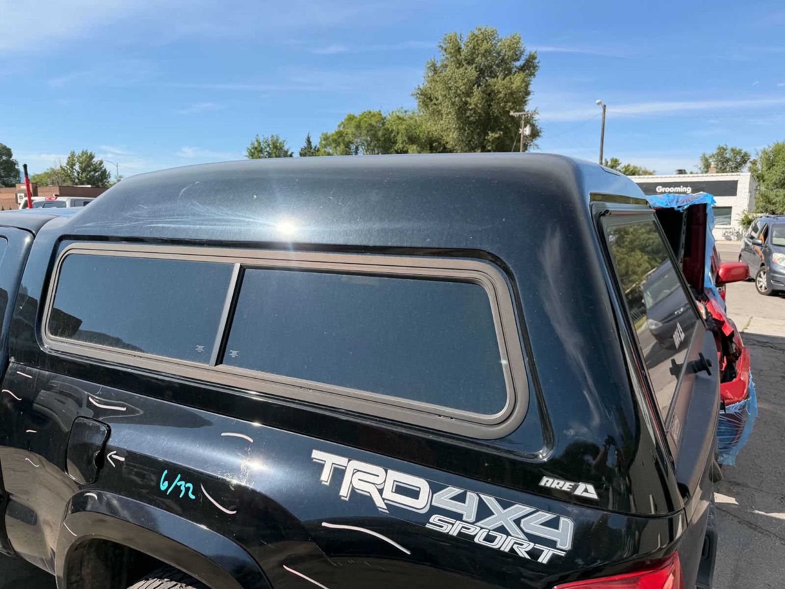 2016 to 2023 Tacoma camper shell black (long bed)