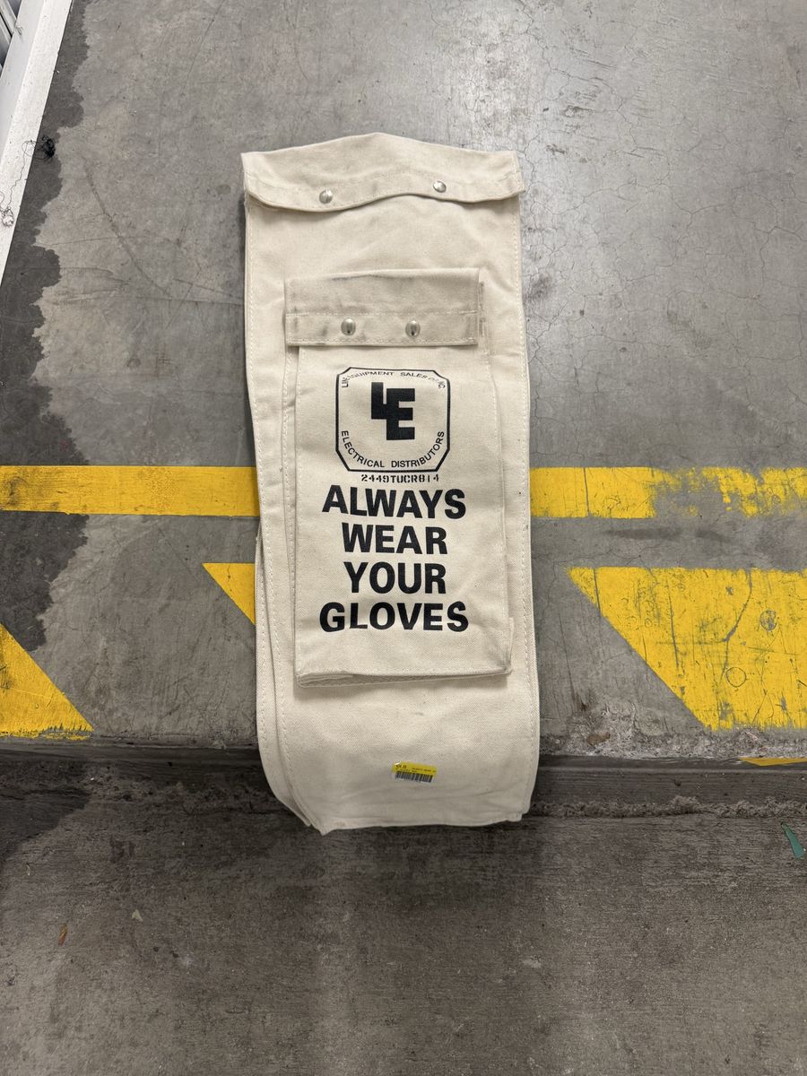 Electrical Distributors Canvas Utility Bag - Always Wear Your Gloves (New)