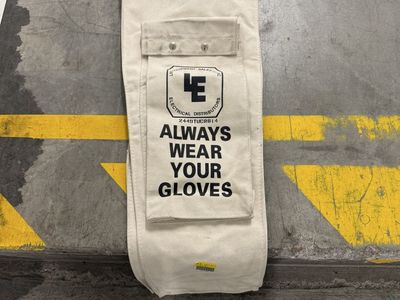 Electrical Distributors Canvas Utility Bag - Always Wear Your Gloves (New)