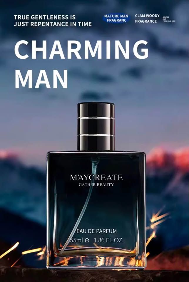 Men's Cologne - M'AYCREATE - Clam Woody Fragrance 1.86 FL OZ (New)