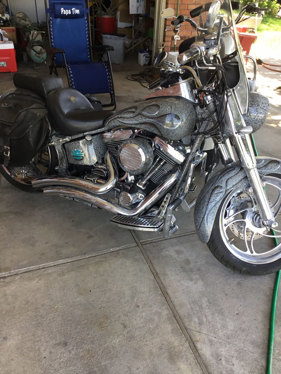 1999 Harley Fatboy, complete custom by jessy james WCC