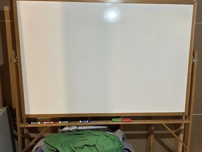 4'x6' White Board – Reversible To Cork Board