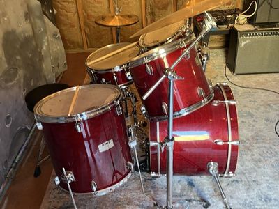 Mapex M-Series 5-Piece Drum Set – Zildjian ZBT Cymbals – Very Good Condition