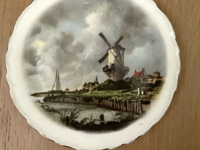 Royal Staffordshire Ceramics Windmill Scene Decorative Plate