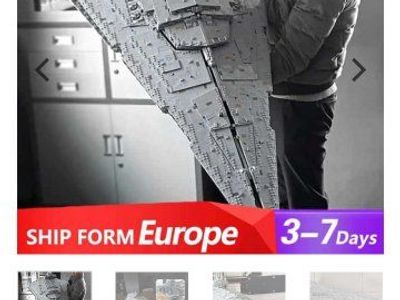 (lego)JG135 Star Wars Imperial Destroyer ISD 75252 Monarch UCS 11885Pc