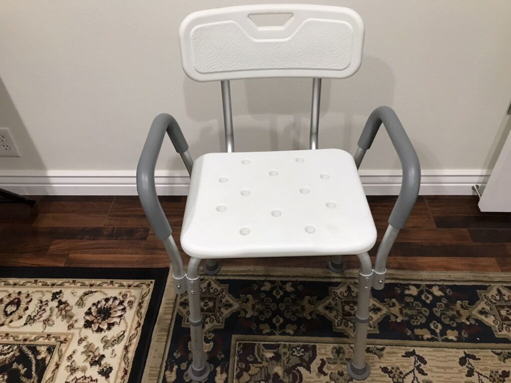 Shower Chair With Back & Padded Arms