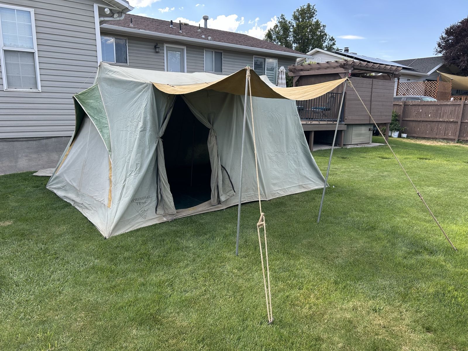 10 x 14 Springbar internal frame tent