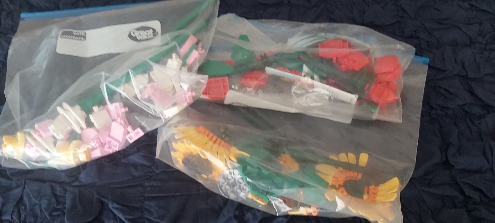 Lego flowers building kits