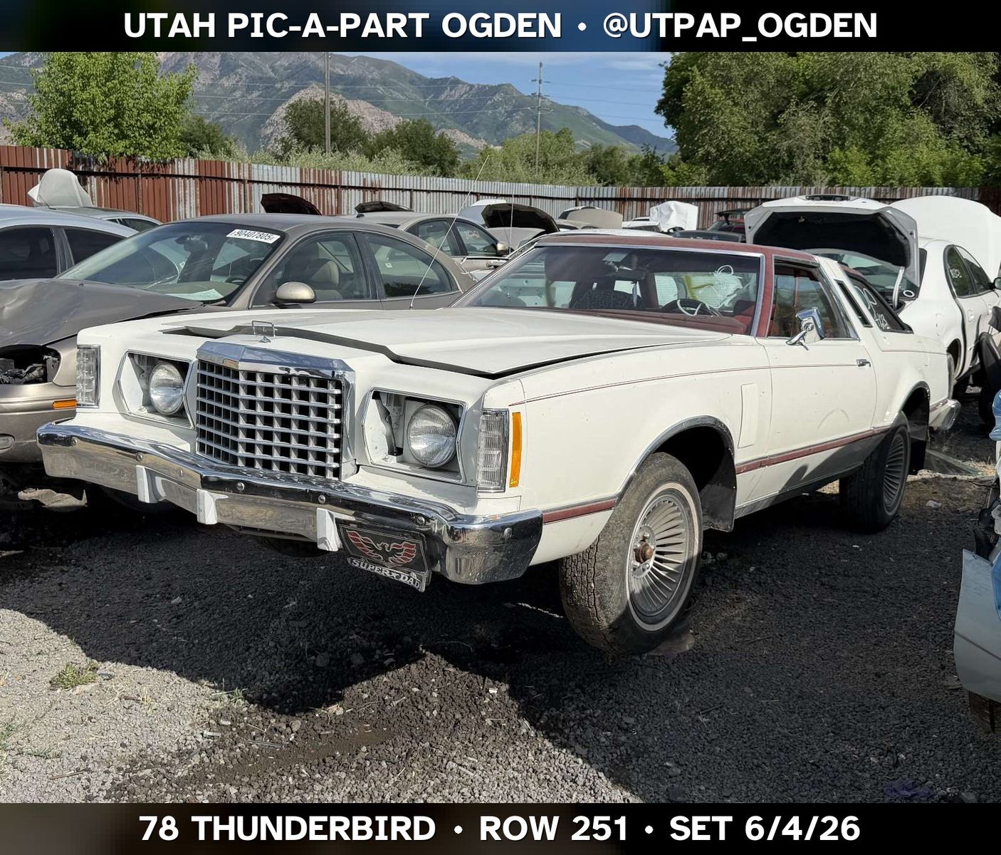 1978 Ford Thunderbird Parts - UTPAP Ogden