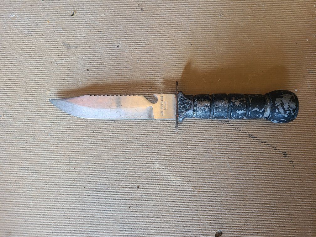 VINTAGE 420 STAINLESS STEEL FIXED 6” BLADE SURVIVA