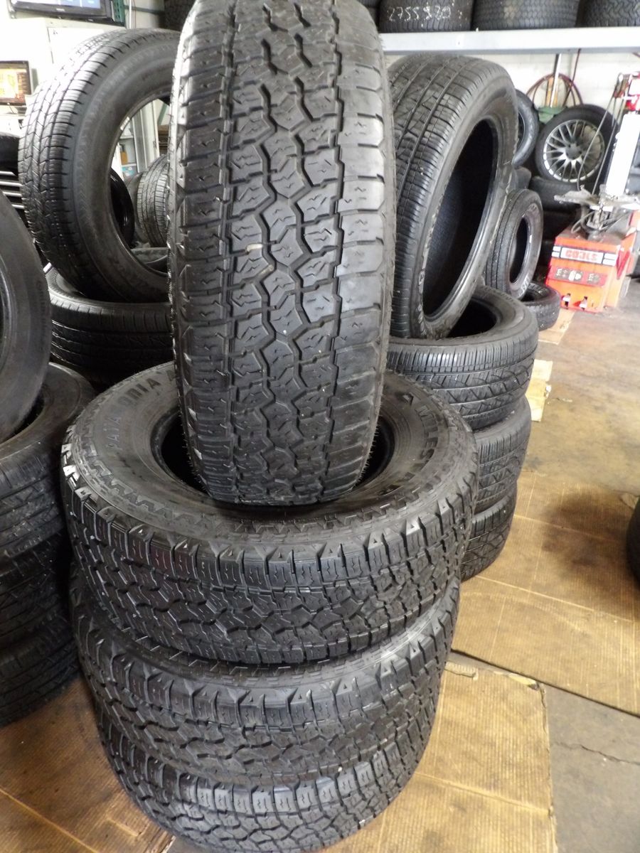 265/70R17 MILESTAR PATAGONIA A/T LF 3 SET OF USED TIRES