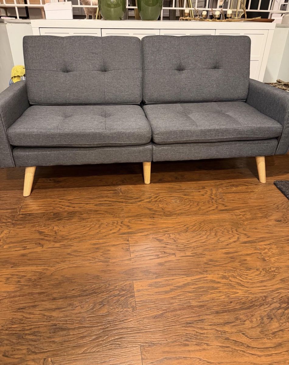 Charcoal Gray Futon Sofa