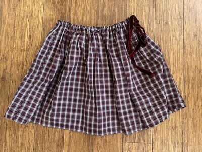 Mabo Girl’s Plaid Skirt - Size 7-9