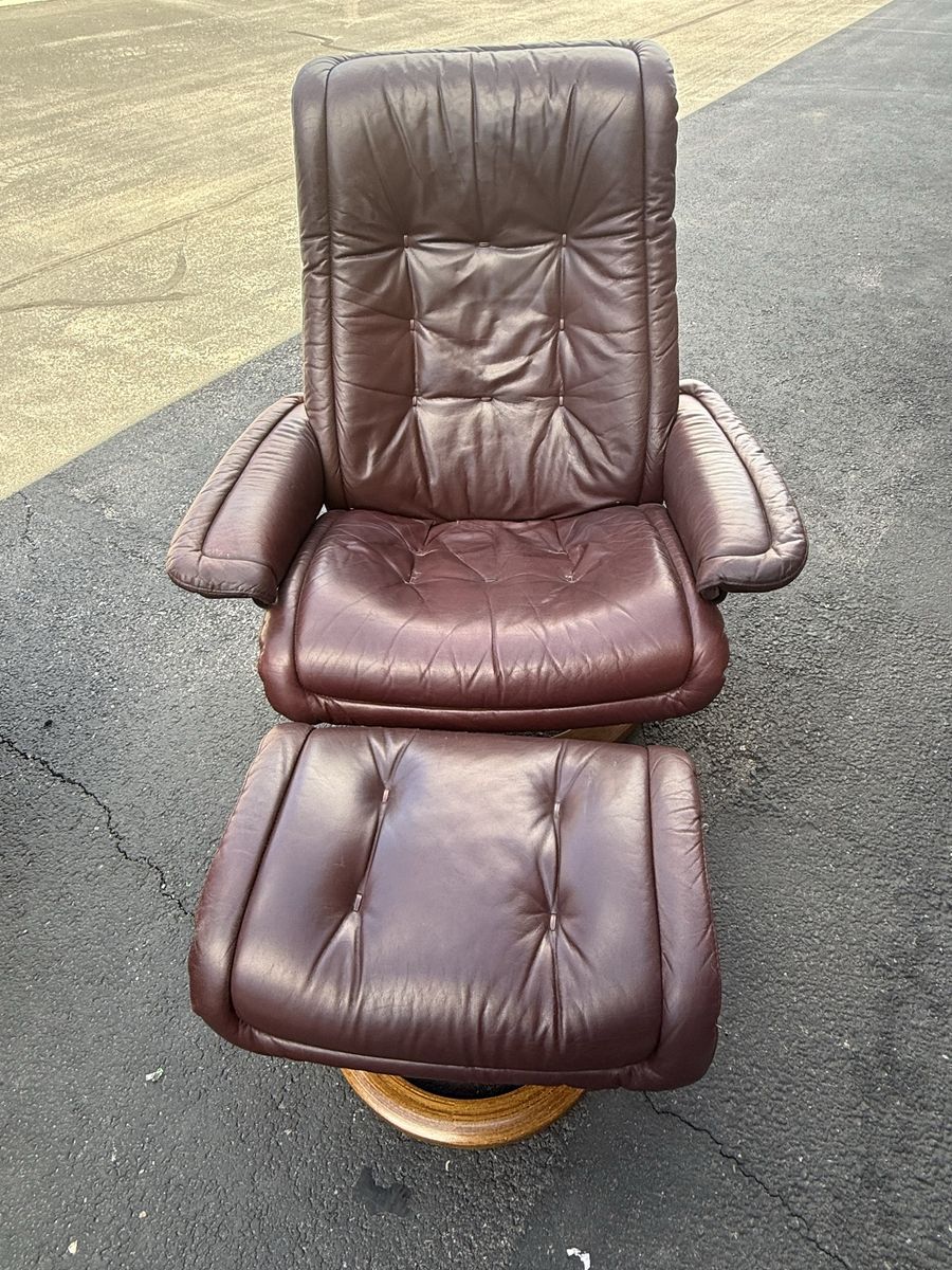Ekornes stresslss Swivel Recliner Chair Vintage
