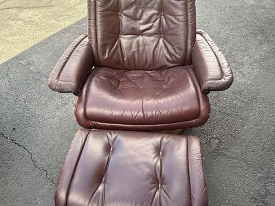 Ekornes stresslss Swivel Recliner Chair Vintage