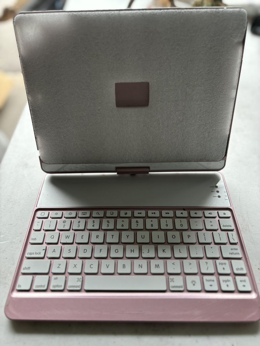 Pink Bluetooth Keyboard Case