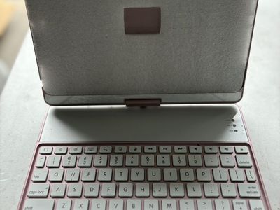 Pink Bluetooth Keyboard Case