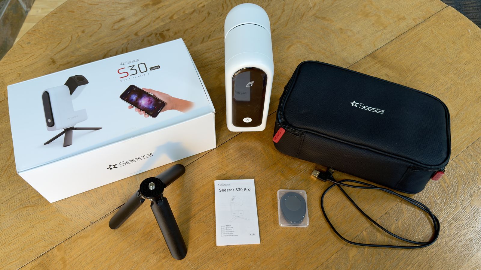 Seestar S30 Pro Smart Telescope with Case, Tripod, and Accessories