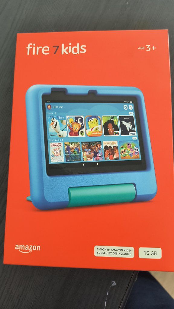 Amazon Fire 7 Kids Tablet 16GB 12th Gen 7" Display Blue Kid-Proof Case Brand New Sealed