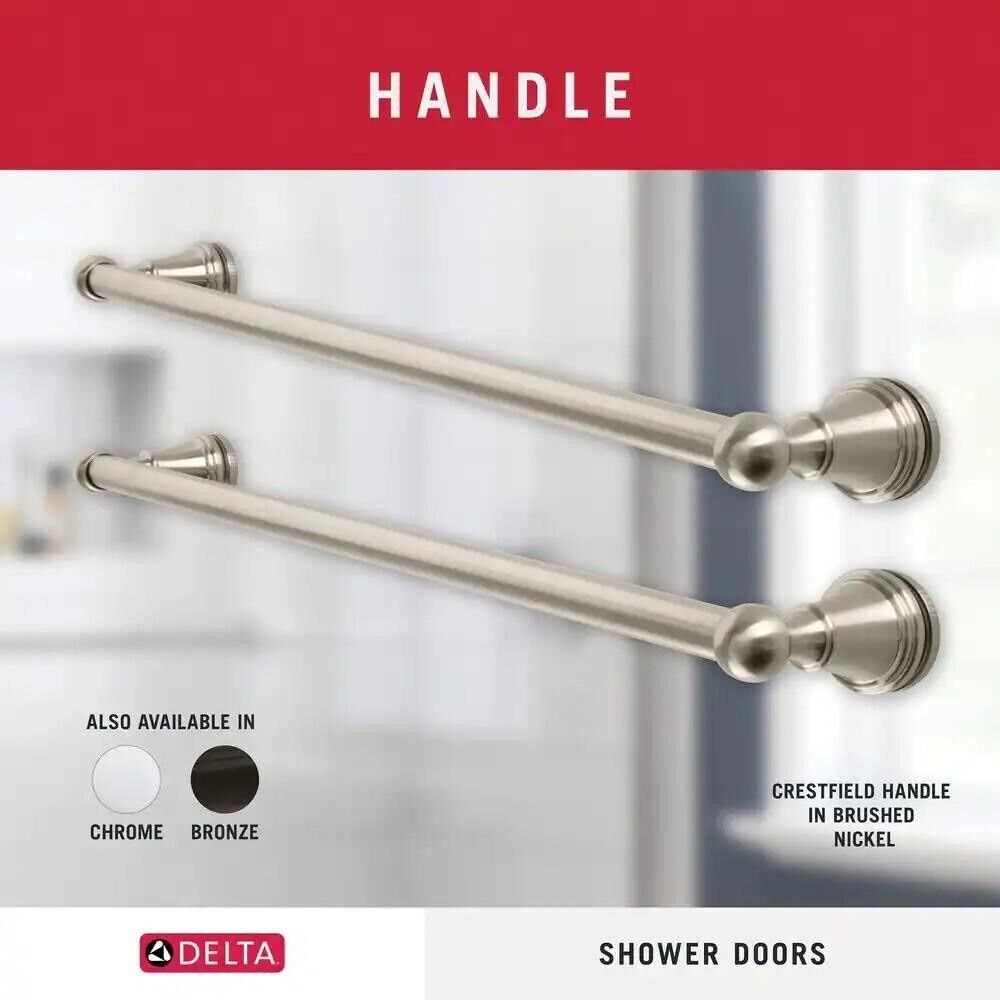 Crestfield 20 in. Shower Door Handles (2-Pack)