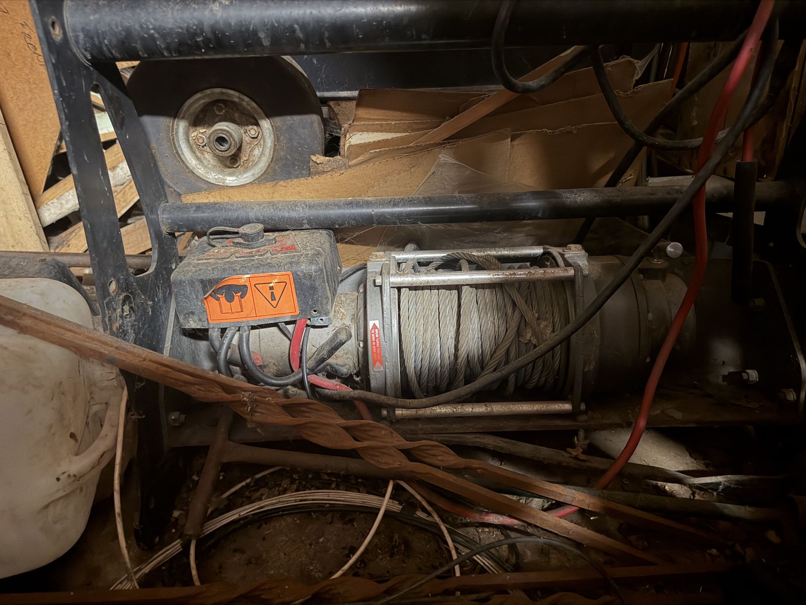 Warn M12000 winch and Multi-Mount