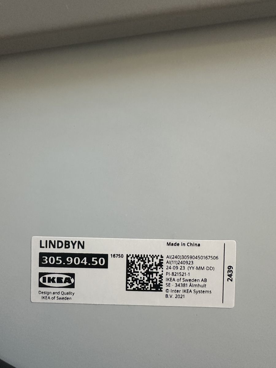IKEA LINDBYN 19 5/8-Inch Black Round Mirror