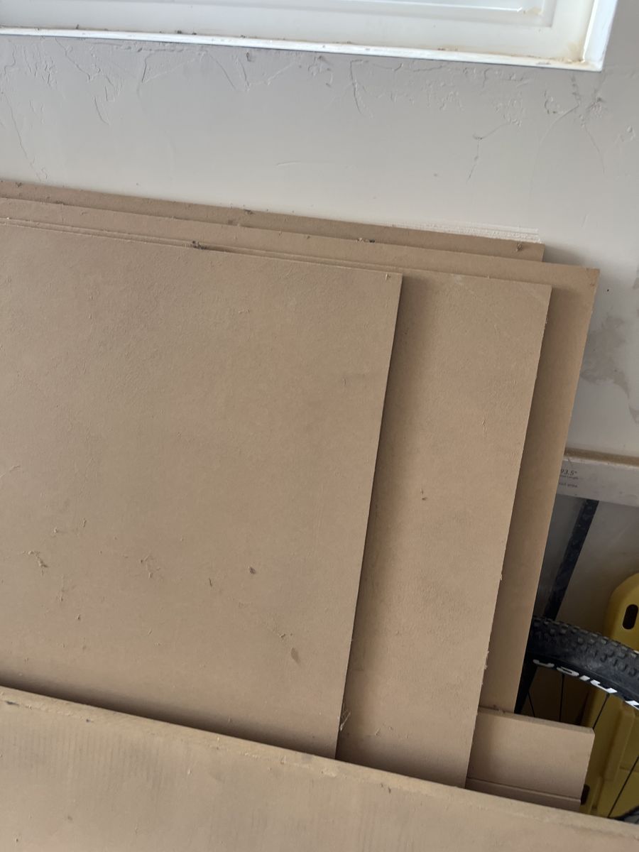 Various sizes of MDF sheets