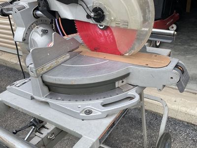 12" Ridgid Miter saw and stand