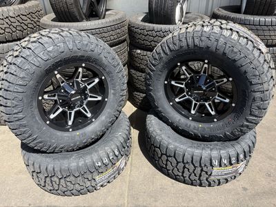 BRAND NEW SET OF WHEELS AND TIRES 17X9