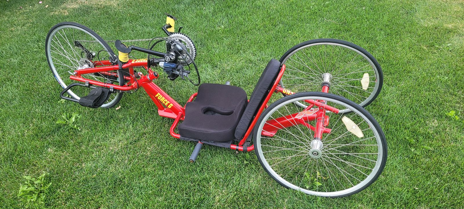 Top End Force G Red Handcycle - Recently Tuned with New Tires