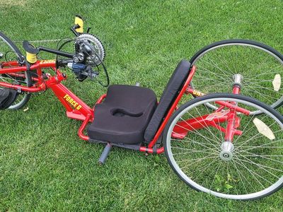 Top End Force G Red Handcycle - Recently Tuned with New Tires