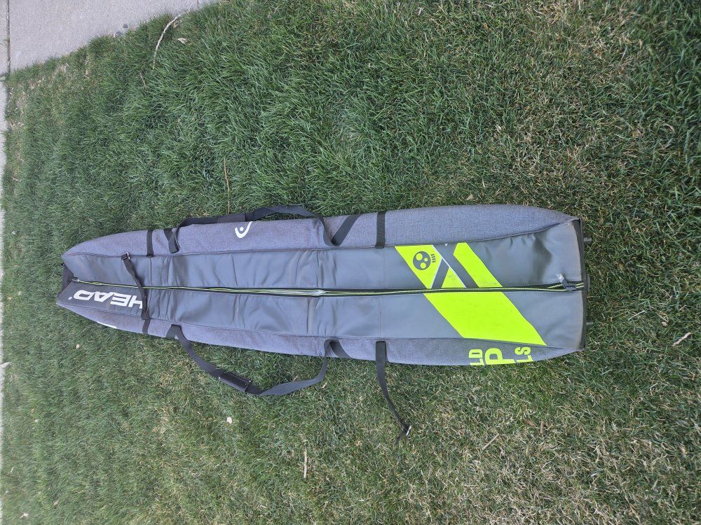 Head Rebels Double Wheeled Ski Bag Holds 2 Pairs