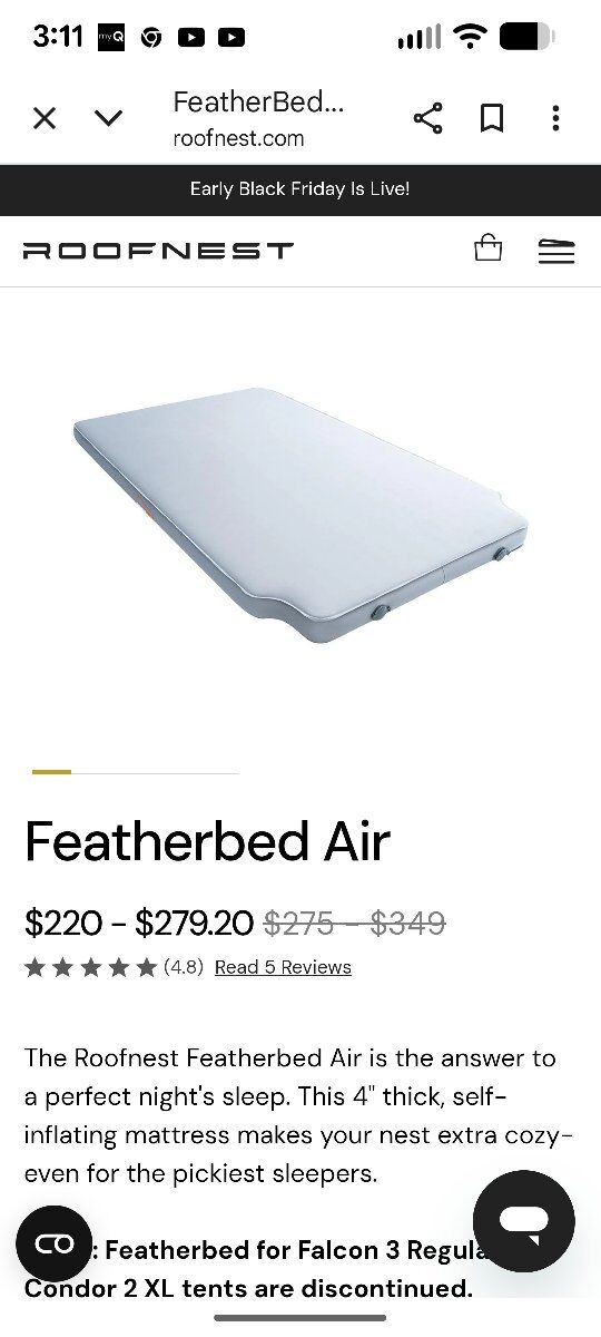 Roofnest Featherbed Air