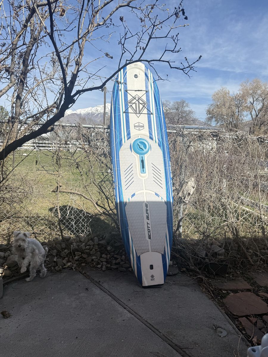 Scott Burke SUP Manao 10'6" Stand Up Paddleboard Blue/White - Used