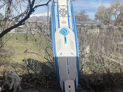 Scott Burke SUP Manao 10'6" Stand Up Paddleboard Blue/White - Used