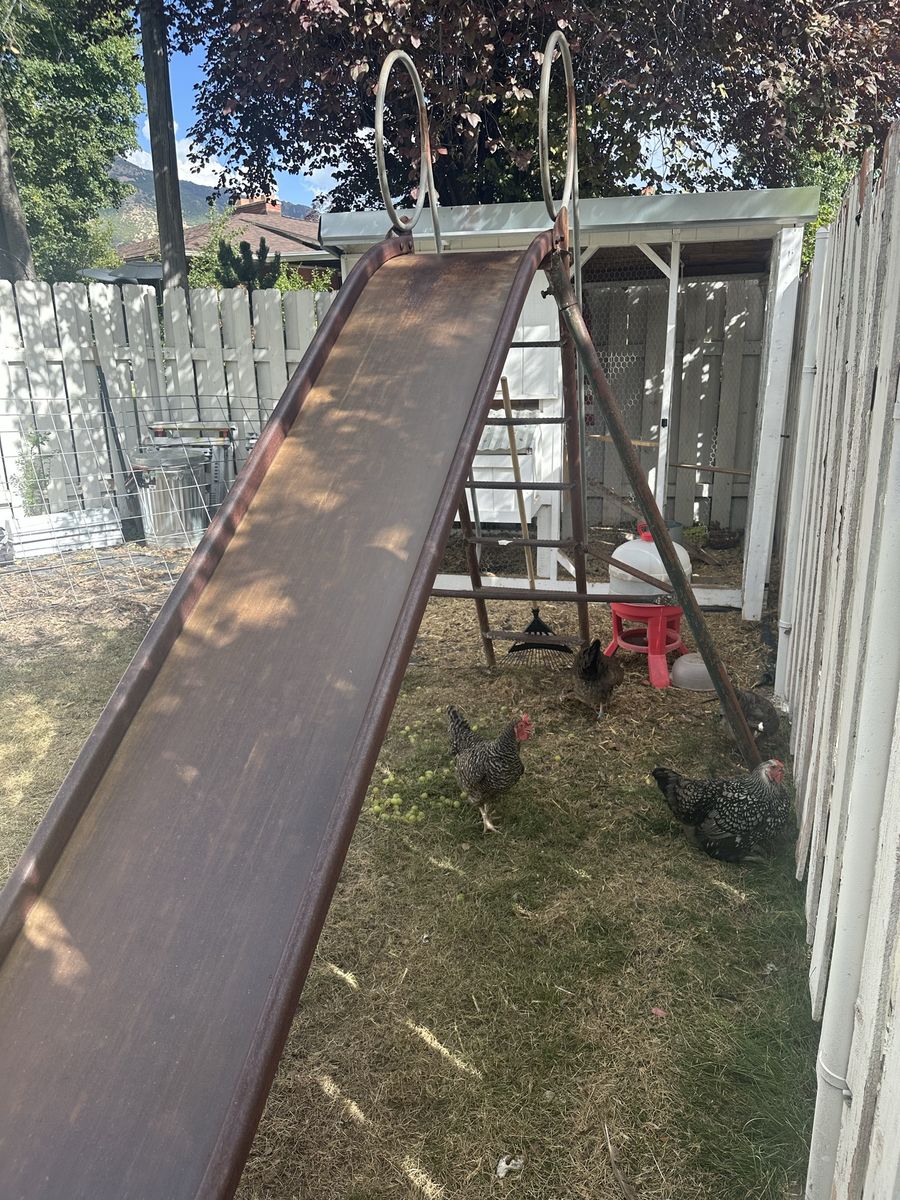Vintage metal slide