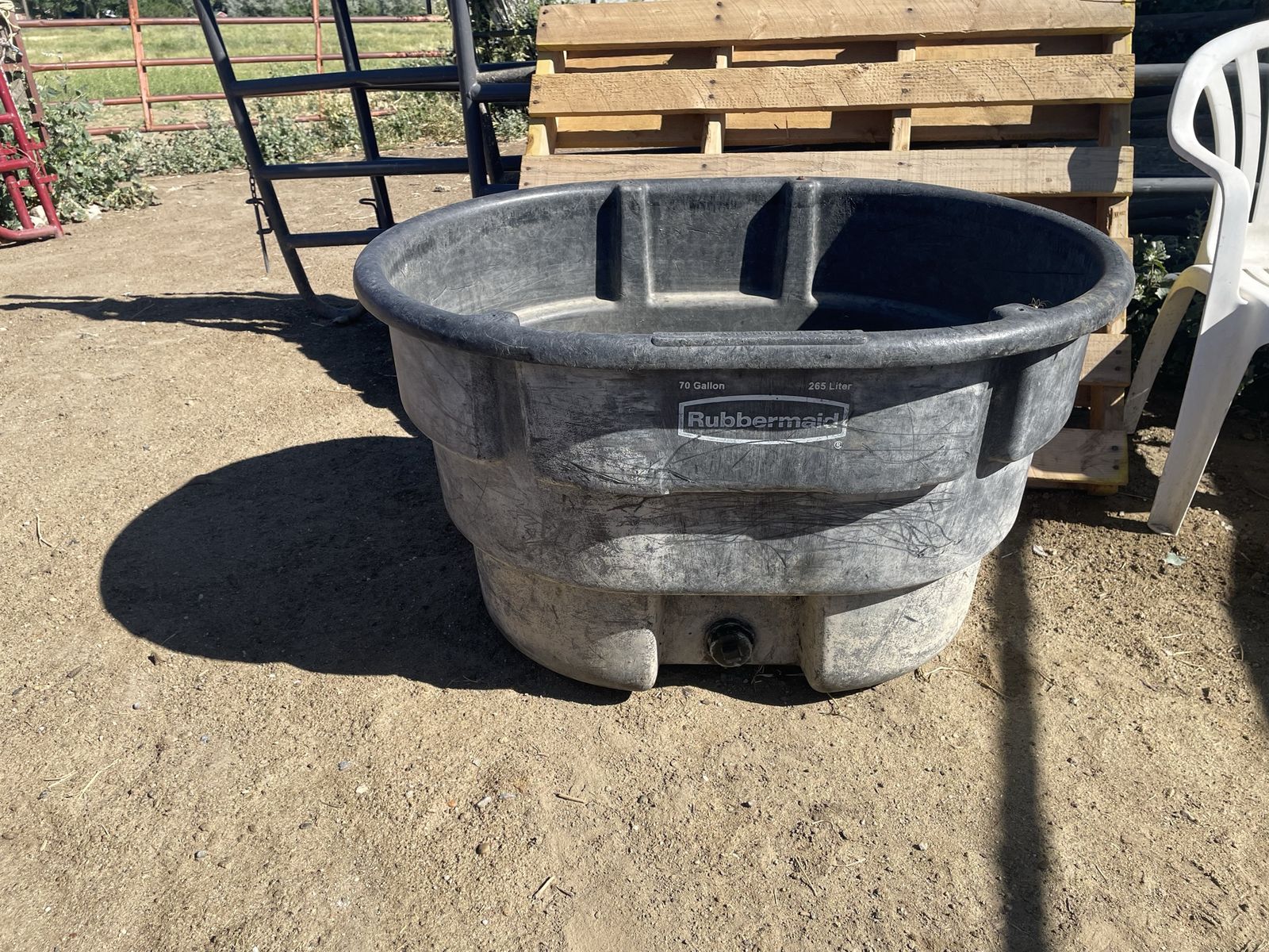 Two Watering Troughs: 7O gal and 125 gal.