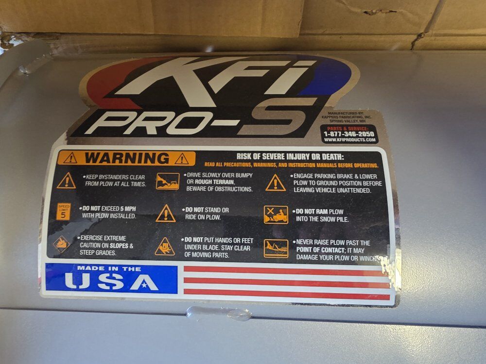 72" Pro-S Straight Snow Plow Blade