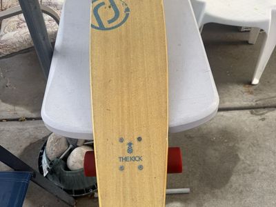 Jaseboards The Kick Longboard Bamboo Deck Red Puka Wheels